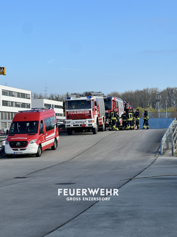 Das Eintreffen am Übungsgelände